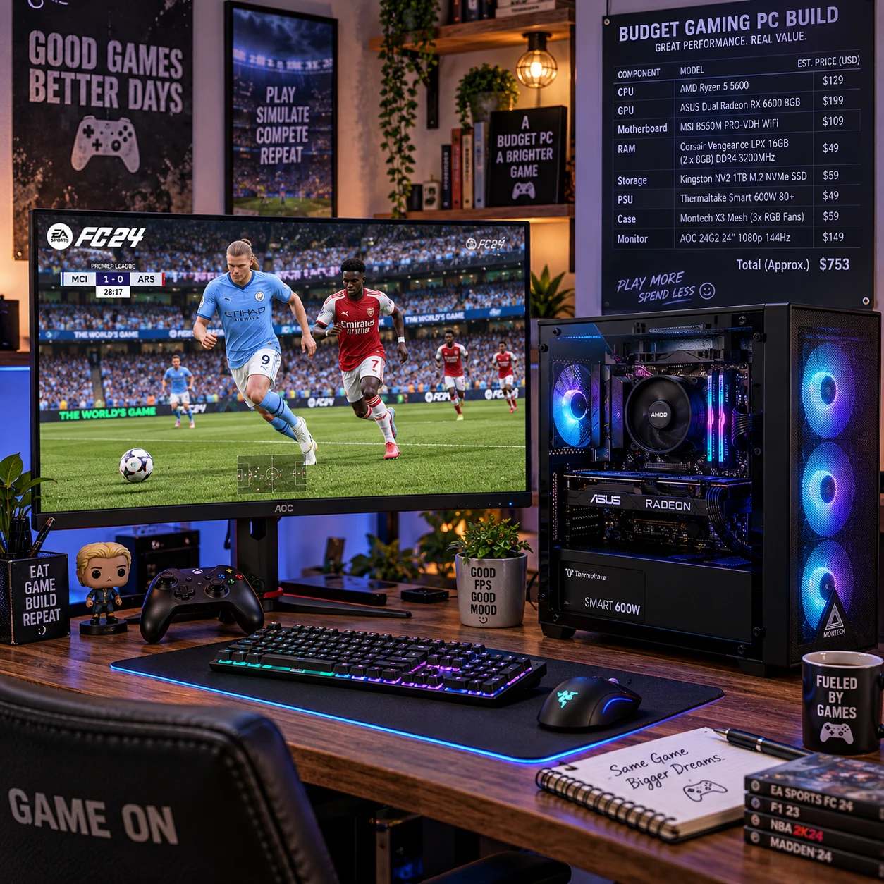 How to Build a Gaming PC on a Budget for Sports Sims